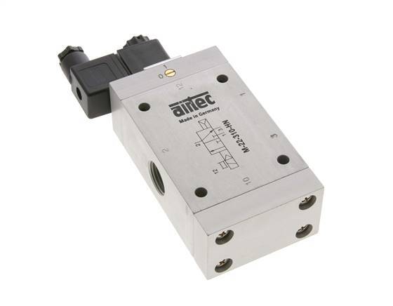 3/2 G1/2'' NC Solenoid Valve 230V AC 1-10bar/14-140psi Airtec