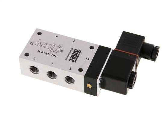 5/2 G1/4'' Solenoid Valve 24V DC ATEX 2.5-10bar/35.0-140psi Airtec