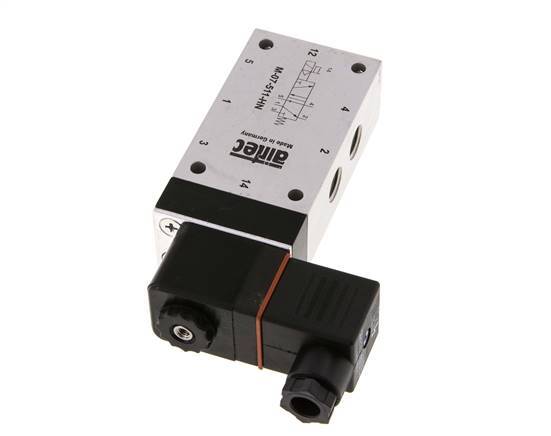 5/2 G1/4'' Solenoid Valve 24V DC ATEX 2.5-10bar/35.0-140psi Airtec