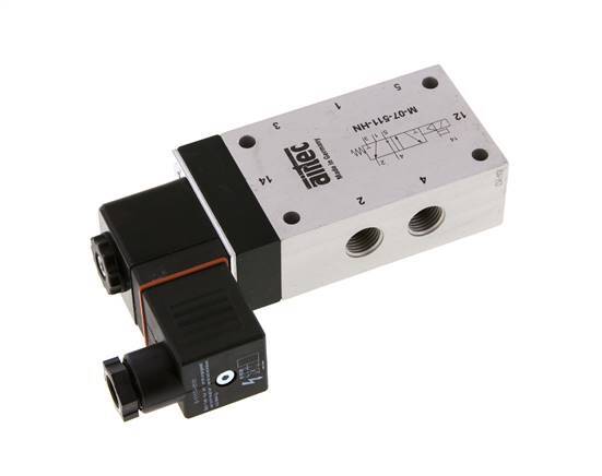 5/2 G1/4'' Solenoid Valve 24V DC ATEX 2.5-10bar/35.0-140psi Airtec