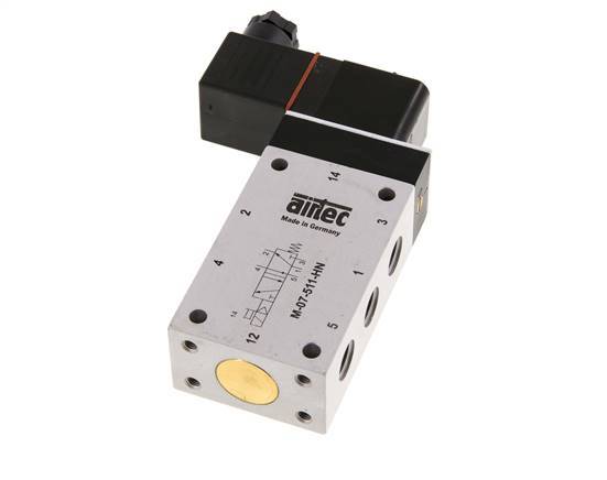 5/2 G1/4'' Solenoid Valve 24V DC ATEX 2.5-10bar/35.0-140psi Airtec