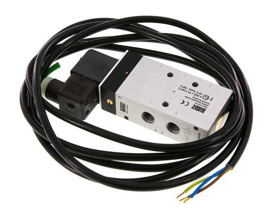 5/2 G1/4'' Solenoid Valve 24V DC ATEX 2.5-10bar/35.0-140psi Airtec