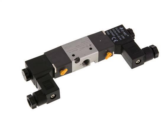 3/2 G1/8'' Bistable Solenoid Valve 24V DC 1.5-8bar/21.0-112psi E.MC