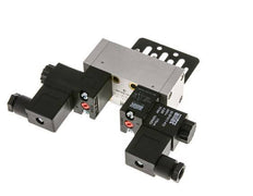 5/3 ISO 5599-1 Exhaust Center Solenoid Valve 230V AC 3-10bar/42-140psi Airtec