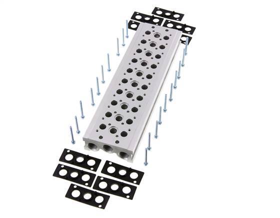 Manifold 10-Station YPC SF2000 5/2 5/3-way