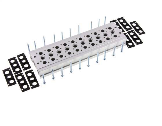 Manifold 10-Station YPC SF2000 5/2 5/3-way