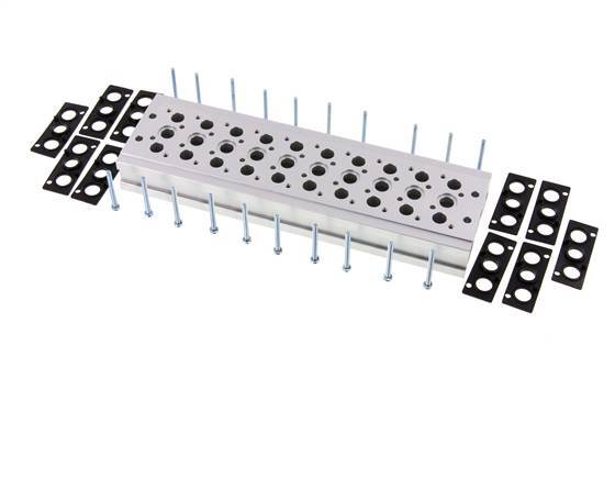 Manifold 10-Station YPC SF2000 5/2 5/3-way