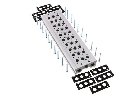 Manifold 10-Station YPC SF2000 5/2 5/3-way