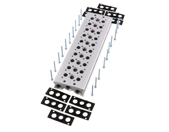 Manifold 10-Station YPC SF2000 5/2 5/3-way