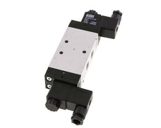 5/3 G1/4'' Center Closed Solenoid Valve 12V DC 3-10bar/42-140psi Airtec