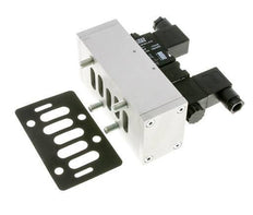 5/3 ISO 5599-3 Exhaust Center Solenoid Valve 24V AC 3-10bar/42-140psi Airtec