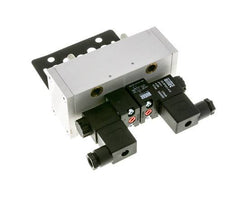 5/3 ISO 5599-3 Exhaust Center Solenoid Valve 24V AC 3-10bar/42-140psi Airtec