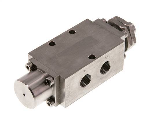 5/2 G1/4'' Stem Valve Stainless Steel -0.95-12bar/-13.2-168psi