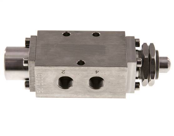 5/2 G1/4'' Stem Valve Stainless Steel -0.95-12bar/-13.2-168psi