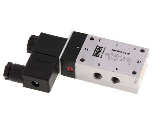 5/2 G1/8'' Solenoid Valve 24V DC 2-10bar/28-140psi Airtec