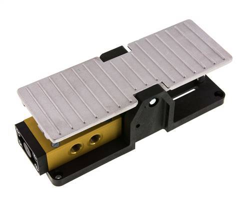 5/3 G1/4'' Exhaust Center Foot Pedal Valve Detent 2.5-10bar/35.0-140psi