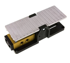 5/3 G1/4'' Exhaust Center Foot Pedal Valve Detent 2.5-10bar/35.0-140psi