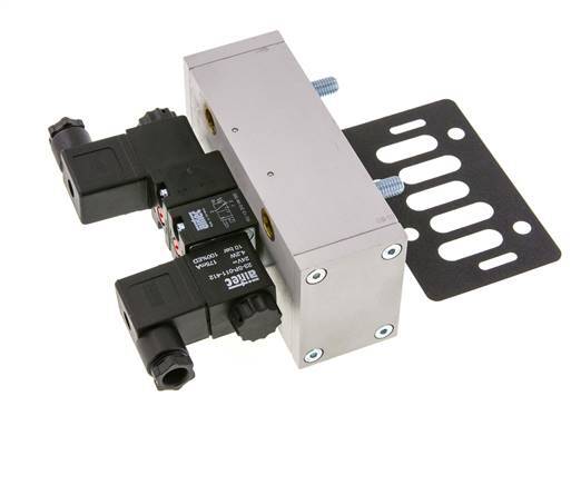 5/2 ISO 5599-3 Bistable Solenoid Valve 12V DC 2-10bar/28-140psi Airtec