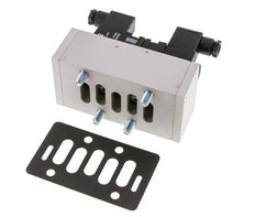 5/2 ISO 5599-3 Bistable Solenoid Valve 12V DC 2-10bar/28-140psi Airtec