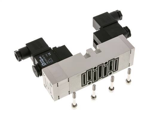 5/3 ISO 5599-1 Pressure Center Solenoid Valve 24V DC 2-10bar/28-140psi YPC