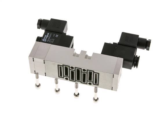 5/3 ISO 5599-1 Pressure Center Solenoid Valve 24V DC 2-10bar/28-140psi YPC