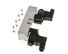 5/3 ISO 5599-1 Pressure Center Solenoid Valve 24V DC 2-10bar/28-140psi YPC