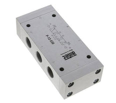 5/3 G1/2'' Center Closed Air Pilot Valve 0-10bar/0-140psi Airtec