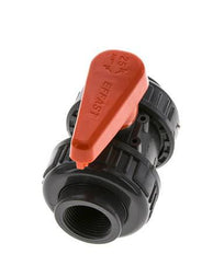 PVC 2-way Ball Valve True Union Rp 3/4'' EPDM