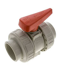 PP-H 2-way Ball Valve True Union 63 mm FKM