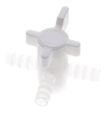 PVDF 3-way Ball Valve 10 mm Hose Barbs