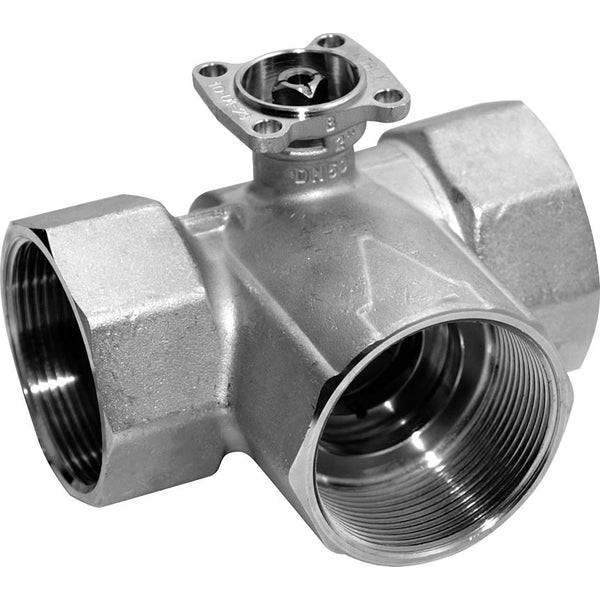 Belimo 3-Way Characterized Valve Rp1-1/2 Kvs16 100-240VAC 20s 2/3-point 16Nm IP54 R3040-16-S3/SRD230A