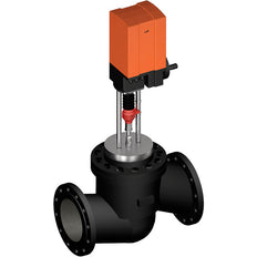 Belimo Globe Valve DN250 Flange 65mm Stroke Kvs1000 230VAC 82s 3-point 12000N IP65 Terminal H6250+GV12-230-3-T