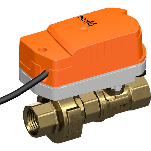 Belimo PI Flow Limiter Valve Rp1/2 Kvs0.47 24VAC/DC Fail-Safe 75s MP-Bus 1Nm IP40 C215QFL-D/CQK24A-MPL