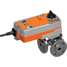 Belimo 3-Way Characterized Valve DN15 Flange Kvs4 24-125VDC/24-240VAC Fail-Safe NO 75s 2-point 10Nm IP54 R7015R4-B1/NRFA-O