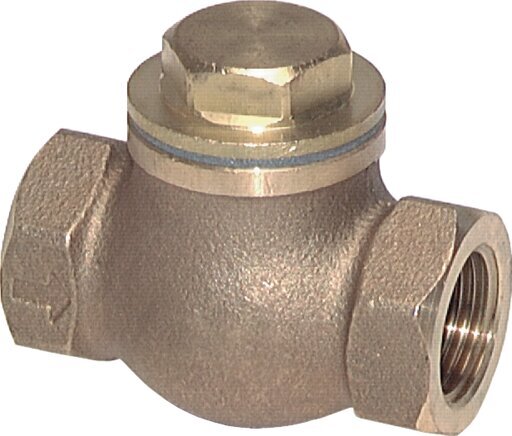 G 3'' Red Brass Lift Check Valve 16 bar (232 psi) Heavy Duty