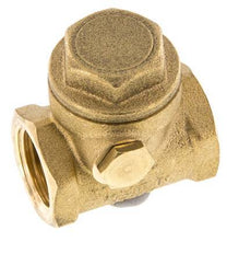G 1/2'' Brass Swing Check Valve 12 bar (174 psi) Metal Seal