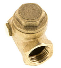 G 1/2'' Brass Swing Check Valve 12 bar (174 psi) Metal Seal