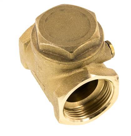 G 1-1/4'' Brass Swing Check Valve 10 bar (145 psi) NBR Soft Seal