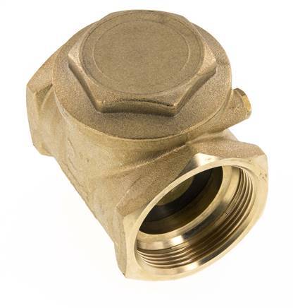 G 2'' Brass Swing Check Valve 10 bar (145 psi) NBR Soft Seal