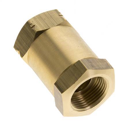G 3/4'' Female Threaded Brass Check Valve 0.1-40 bar (1.45-580 psi)