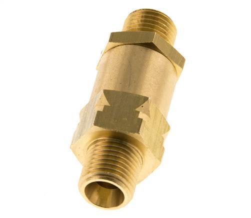 G 1/4'' Male Threaded Brass Check Valve 0.4-40 bar (5.8-580 psi)