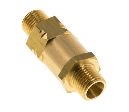 G 1/4'' Male Threaded Brass Check Valve 0.4-40 bar (5.8-580 psi)