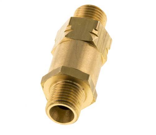 G 1/4'' Male Threaded Brass Check Valve 0.4-40 bar (5.8-580 psi)