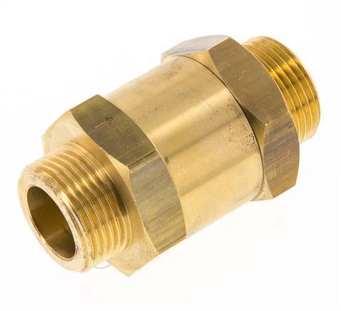G 1'' Male Threaded Brass Check Valve 0.1-40 bar (1.45-580 psi)