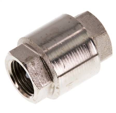 G 1/2'' Nickel-Plated Brass Check Valve 12 bar (174 psi)