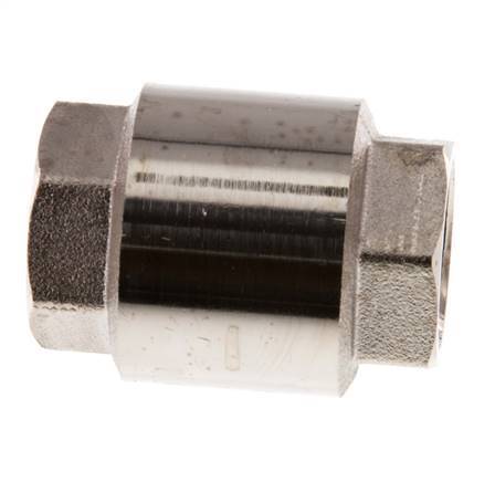 G 1/2'' Nickel-Plated Brass Check Valve 12 bar (174 psi)