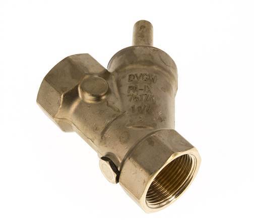 Rp 1-1/4'' Brass Y Check Valve 16 bar (232 psi) NBR