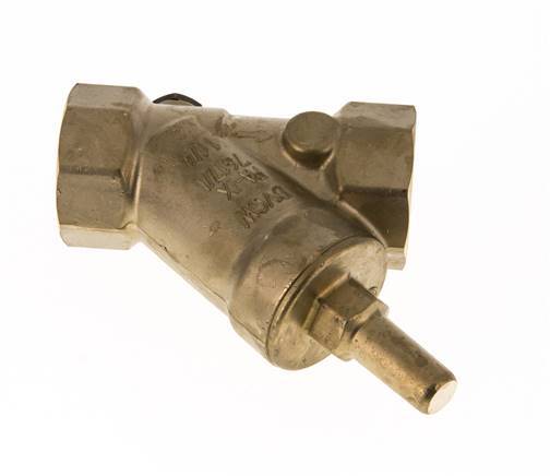 Rp 1-1/4'' Brass Y Check Valve 16 bar (232 psi) NBR