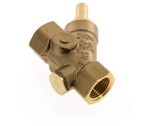 Rp 1/2'' Brass Y Check Valve Drinking Water 10 bar (145 psi) EPDM