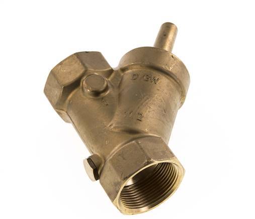 Rp 1-1/2'' Brass Y Check Valve Drinking Water 10 bar (145 psi) EPDM